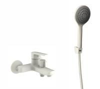 Смеситель Lagos White для ванны, с коротким изливом, c акс., артикул: LG54W