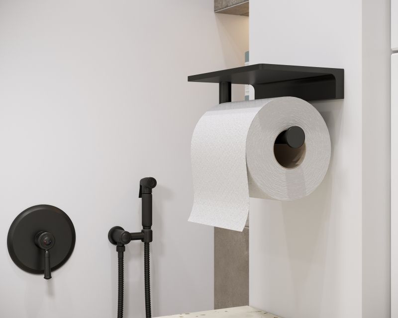 Держатель туалетной бумаги Timo Saona 13043/03 Черный, артикул 13043/03