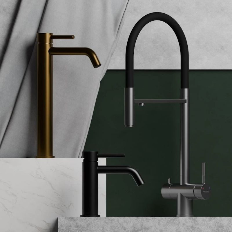 Cмеситель для раковины Knotlor SS-20/BL, черный