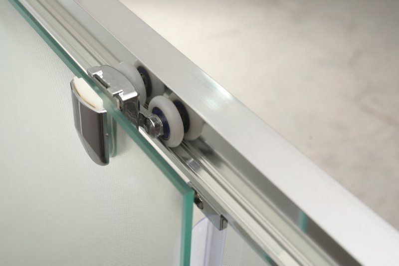Душевая дверь BelBagno Uno BF-1 160 профиль Хром стекло рифленое Punto Душевая дверь BelBagno Uno BF-1 160 профиль Хром стекло рифленое Punto