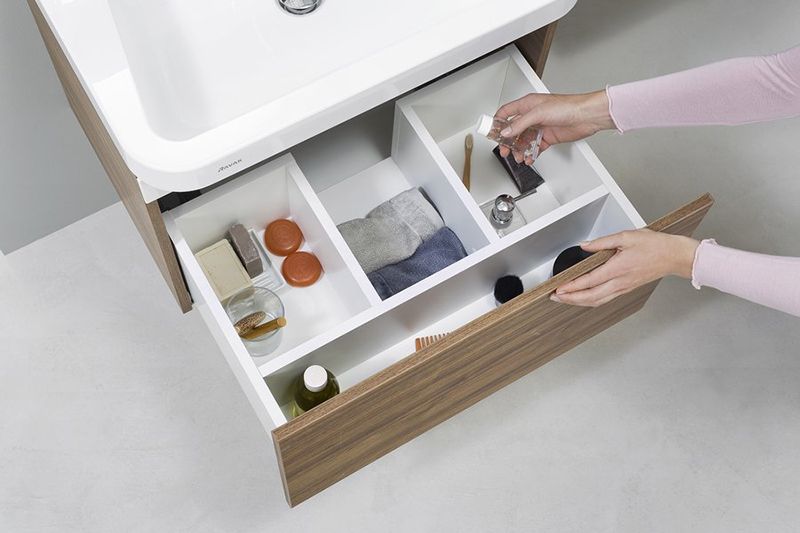 Тумба под раковину Ravak SD 10° 55 белая глянцевая