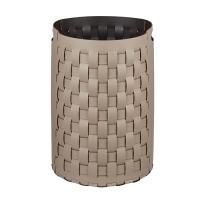 Colombo Adj Круглая корзина Bottega, D40H57 см , цвет: капучино/шоколад Colombo Adj Круглая корзина Bottega, D40H57 см , цвет: капучино/шоколад