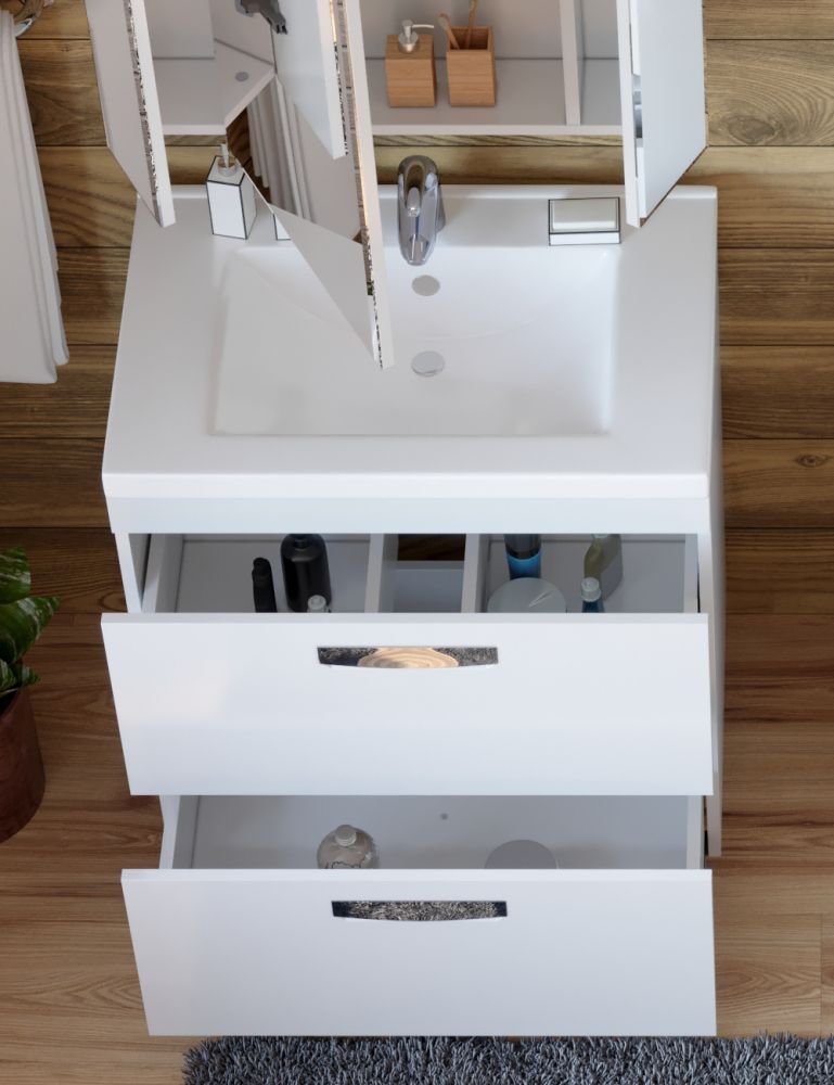 Тумба под раковину напольная VIGO Plaza tn.PLA.FOS.70.2Y, 70 см, артикул tn.PLA.FOS.70.2Y