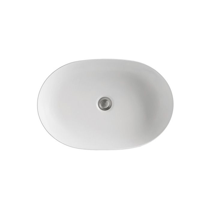 Kerasan Nolita Раковина накладная 55х35 см, без отв под смеситель,  цвет белый глянцевый