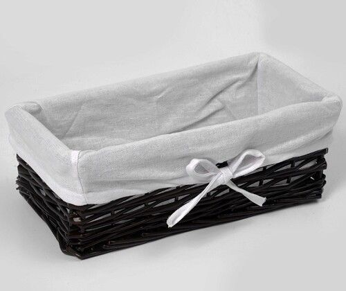 Корзина для белья WasserKRAFT Lossa 42x24x14,5 WB-120-L Коричневая