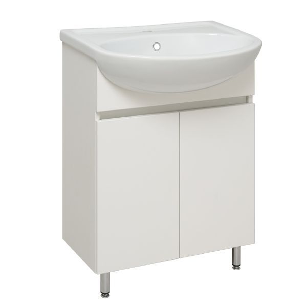 Тумба Runo Лада 60 белая под умывальник 00000000154 (Уют 60) (00-00001163)