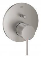 Смеситель однорычажный для ванны GROHE Atrio New, круглая розетка, суперсталь (24066DC3) Смеситель однорычажный для ванны GROHE Atrio New, круглая розетка, суперсталь (24066DC3)
