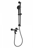 Смеситель для ванны с душевым гарнитуром WONZON & WOGHAND CLICK, Черный матовый (WW-FE05L222-MB) Смеситель для ванны с душевым гарнитуром WONZON & WOGHAND CLICK, Черный матовый (WW-FE05L222-MB)