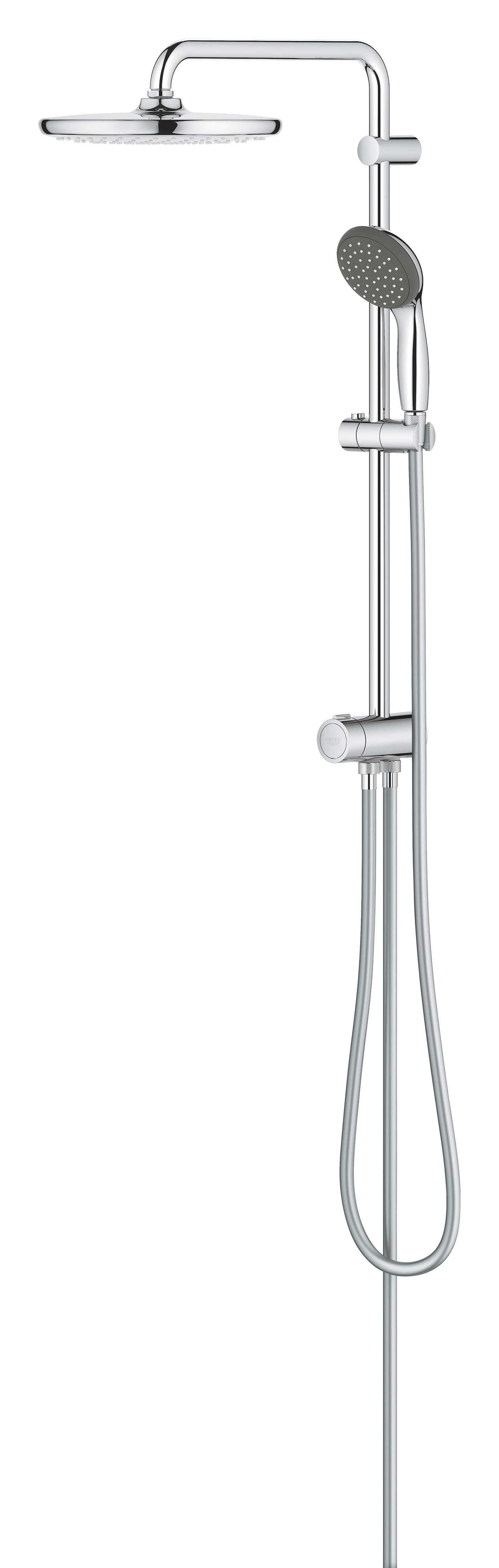 Душевая система с переключателем настенного монтажа GROHE Vitalio Start 250, хром (26817000) Душевая система с переключателем настенного монтажа GROHE Vitalio Start 250, хром (26817000)