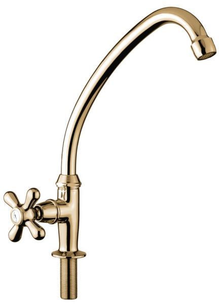 Emmevi Deco Classic, одновентильный кран для фильтра (поворотный излив 18 см), цвет бронза