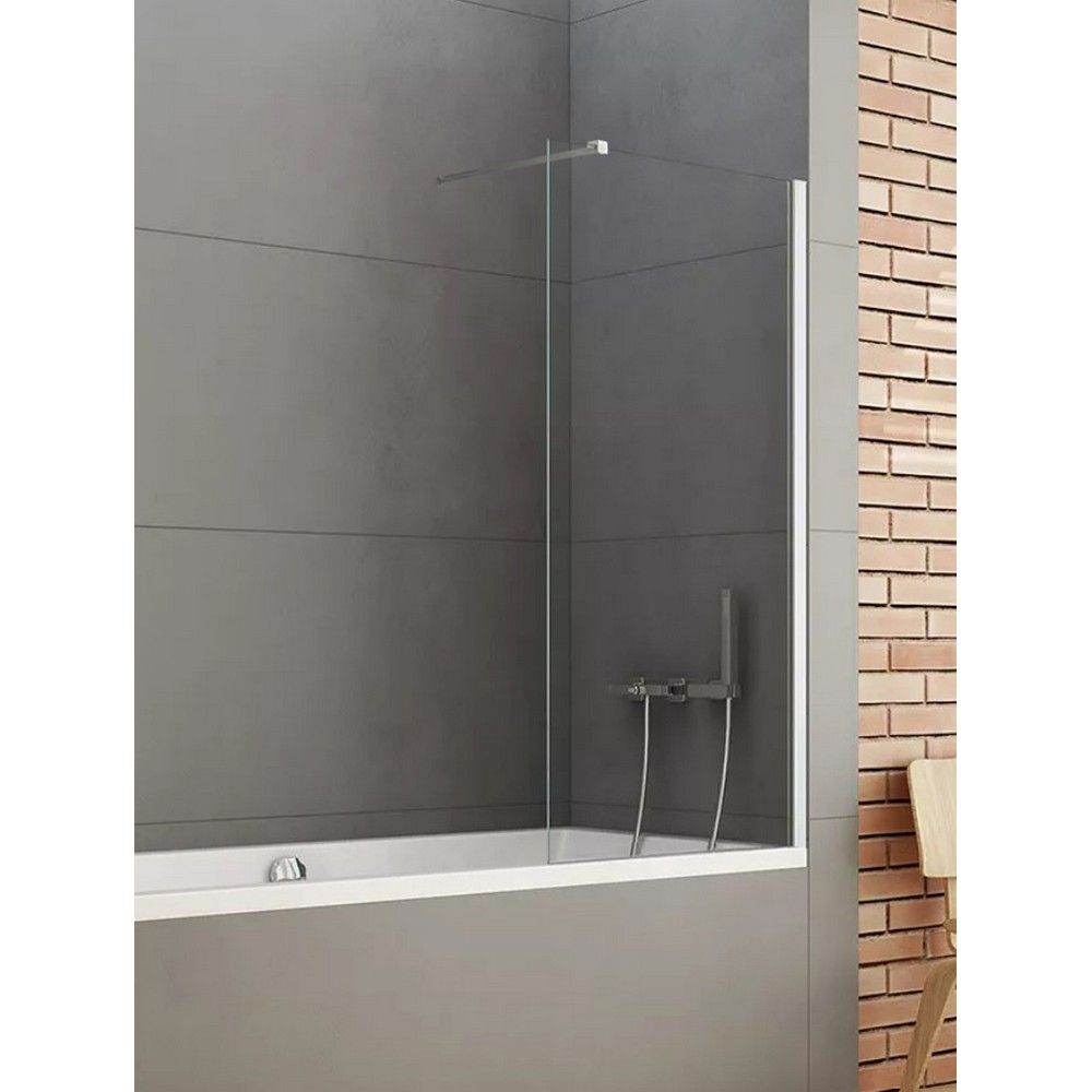 Шторка для ванны NEW TRENDY NEW SOLEO 70 см P-0074-WP (хром)