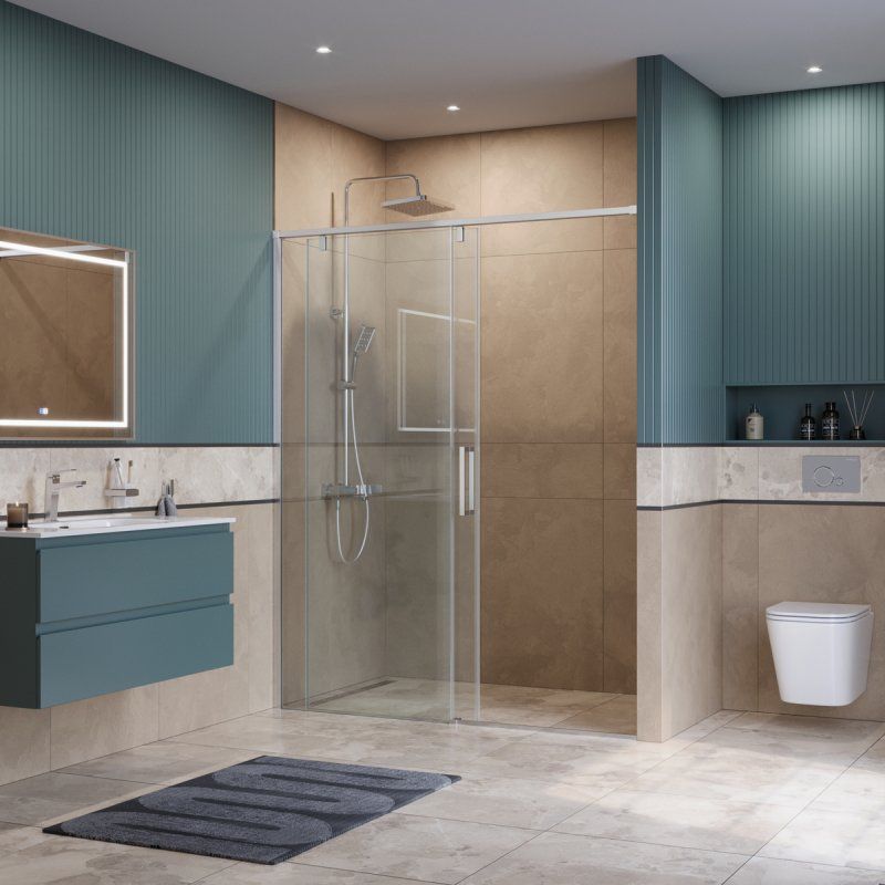 SOFT_CLOSE-1-BF-1-100-C-Cr Душевая дверь, артикул SOFT_CLOSE-1-BF-1-100-C-Cr