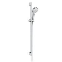 Душевой гарнитур, Hansgrohe, Croma Select S, размер штанги, мм-900, размер шланга, мм-1600, диаметр ручного душа, мм-110, количество режимов-3, тип струи-Soft Rain, Intense Rain, массажная струя, комплектация-упорный подшипник, настенные крепления, цвет-б Душевой гарнитур, Hansgrohe, Croma Select S, размер штанги, мм-900, размер шланга, мм-1600, диаметр ручного душа, мм-110, количество режимов-3, тип струи-Soft Rain, Intense Rain, массажная струя, комплектация-упорный подшипник, настенные крепления, цвет-б
