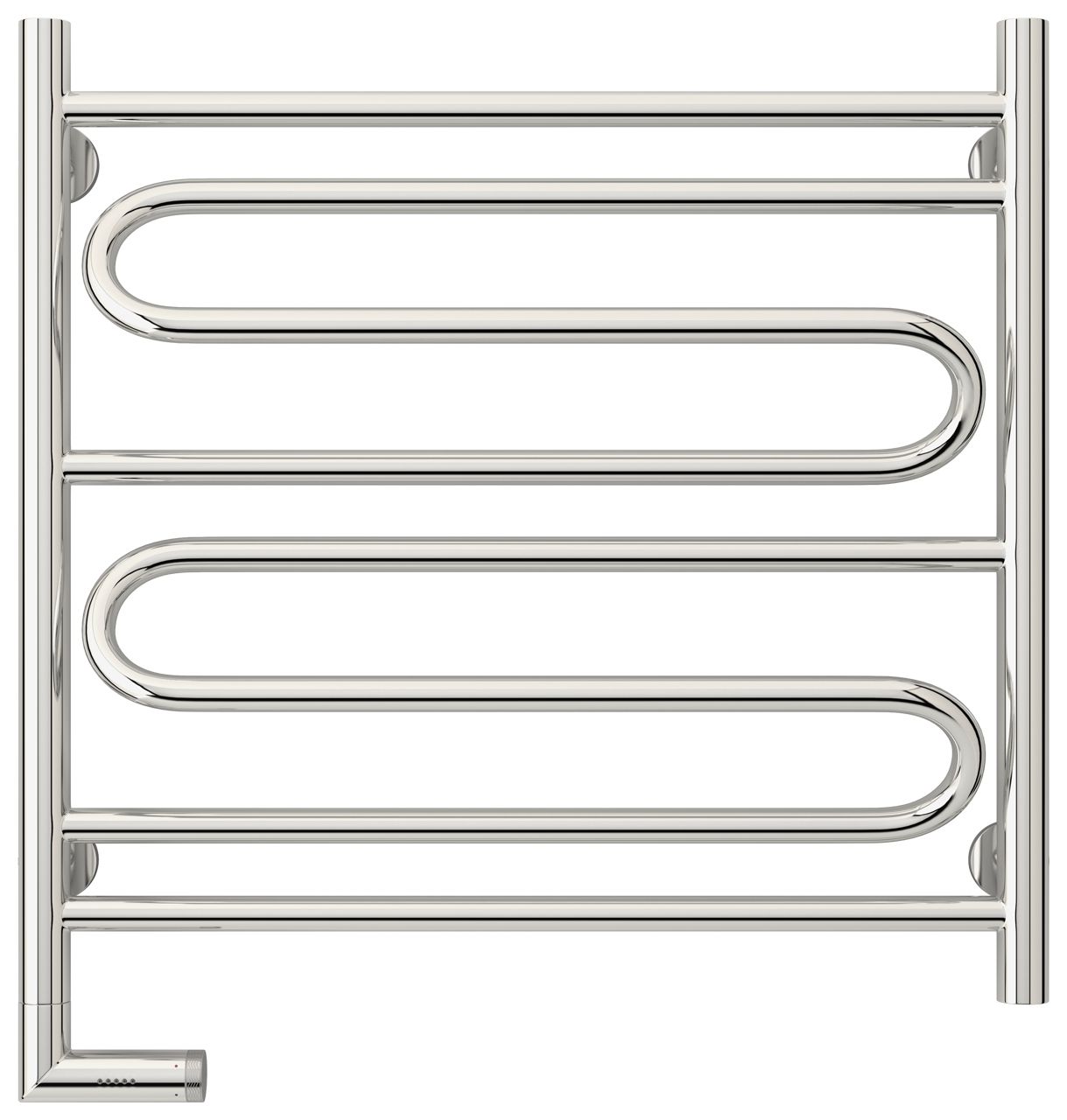 Полотенцесушитель электрический "ЭЛЕГИЯ 2.0" 600х600 / МЭМ левый (Без покрытия)