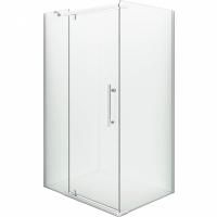 Душевой уголок Erlit ER10112H 120x90 профиль Матовый хром стекло прозрачное