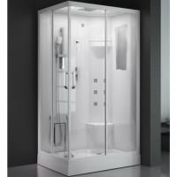 Душевая кабина SSWW WU102A R 120x85 с гидромассажем профиль Белый задние стенки Белые Душевая кабина SSWW WU102A R 120x85 с гидромассажем профиль Белый задние стенки Белые