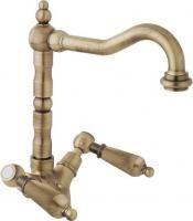 Смеситель Для Раковины CEZARES First Бронза (ручки Бронза) Opadiris