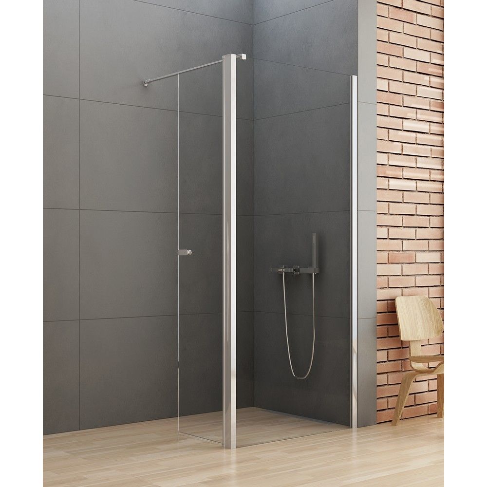 Душевое ограждение NEW TRENDY NEW SOLEO 60x195 K-0756 (хром)