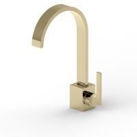 Bongio Domino Смеситель для раковины на 1 отв, излив 160мм, цвет матированный никель