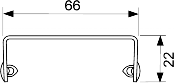 Решетка "royal", 1500 мм, нерж. сталь., полир.