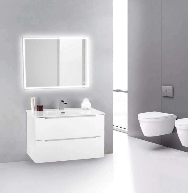 Тумба под раковину BelBagno ETNA 39-700/390-2C-SO-BL-P подвесная Bianco Lucido ETNA39-700/390-2C-SO-BL-P BelBagno, артикул ETNA39-700/390-2C-SO-BL-P