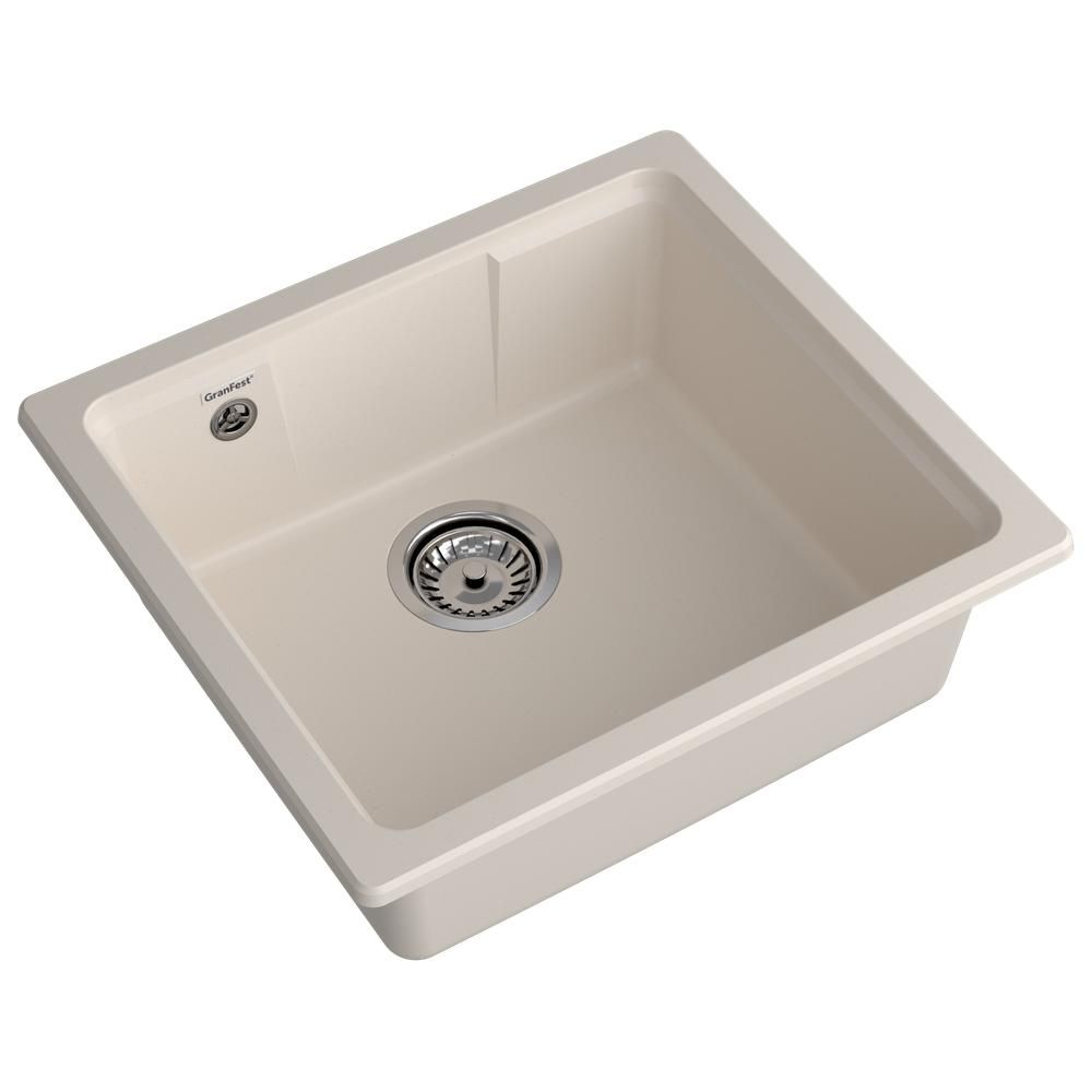 Кухонная мойка GranFest URBAN 4550, белый, артикул 4550 белый