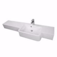 Раковина-столешница Акватон Hotel B 150 Белая L