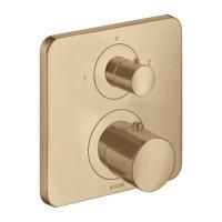 AX Citterio M Встраиваемый термостат для душа, 2 потреб, (внешняя часть), цвет: шлифованная бронза AX Citterio M Встраиваемый термостат для душа, 2 потреб, (внешняя часть), цвет: шлифованная бронза