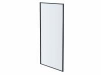 AQ ARI WA 09020BL Неподвижная душевая стенка 900x2000, для комбинации с дверью, профиль черный, стекло прозрачное AQ ARI WA 09020BL Неподвижная душевая стенка 900x2000, для комбинации с дверью, профиль черный, стекло прозрачное