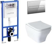 Унитаз с инсталляцией Allen Brau Infinity 4.21011.20/8.9466.0.000.000.1 белый глянец