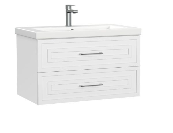 Тумба подвесная Cersanit CLASSIC 80 белый матовый под раковину S-UM-COM80/1-w (COMO 80) (69090)