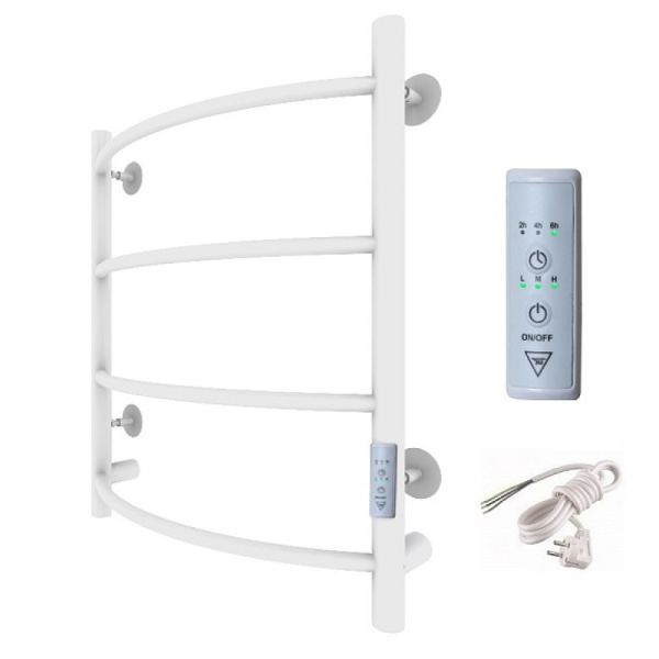 Полотенцесушитель электрический (лесенка) Тругор Пэк сп 5 60х50 см, белый