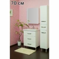 Зеркальный шкаф Sanflor Анкона 70 R С0000002057 Белый Зеркальный шкаф Sanflor Анкона 70 R С0000002057 Белый