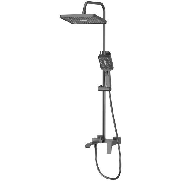 Душевая система Haiba HB24575-3, оружейная сталь