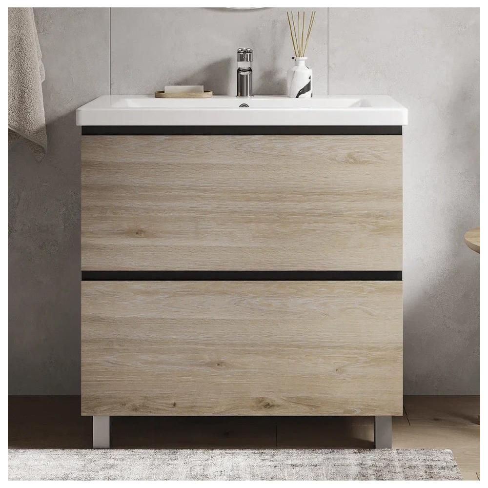 Тумба с раковиной напольная VIGO Cross 449-com, 80 см, артикул 449-com