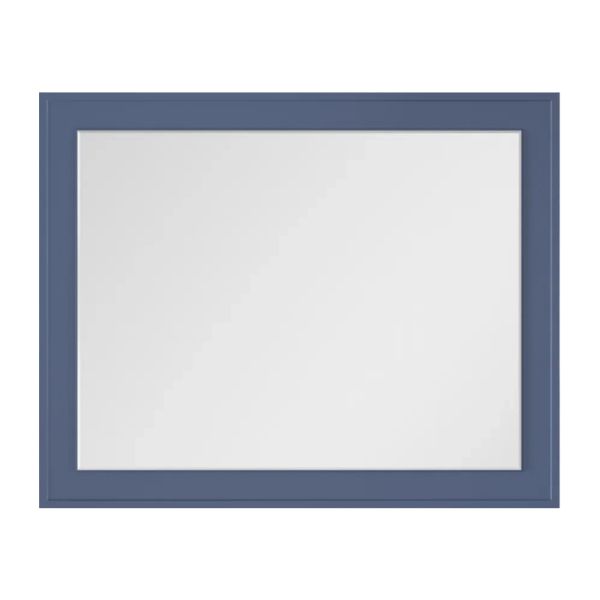 Зеркало с подсветкой La Fenice Cubo Blue Grigio 100х80, синее