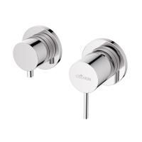 Встраиваемый однорычажный смеситель на 3 выхода CEZARES LEAF-VDIM3-L