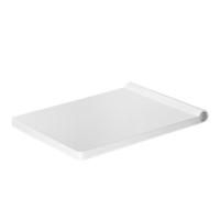 Сиденье для унитаза, Duravit, Vero Air, ширина, мм-378, глубина, мм-469, высота, мм-38, SoftClose, материал шарниров-нержавеющая сталь, цвет шарниров-нержавеющая сталь, без декора, цвет-белый