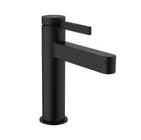 HANSGROHE FINORIS Смеситель для раковины на 1 отверстие, однорычажный, с донным клапаном, цвет черный матовый HANSGROHE FINORIS Смеситель для раковины на 1 отверстие, однорычажный, с донным клапаном, цвет черный матовый