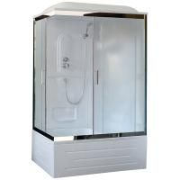 Душевая кабина Royal Bath BP 120х80 RB8120BP1-M-CH-R стекло матовое задняя стенка Белая Душевая кабина Royal Bath BP 120х80 RB8120BP1-M-CH-R стекло матовое задняя стенка Белая