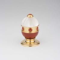 THG CHEVERNY JASPE ROUGE Вентиль смесителя для раковины, вставки красная яшма, цвет полированное золото THG CHEVERNY JASPE ROUGE Вентиль смесителя для раковины, вставки красная яшма, цвет полированное золото