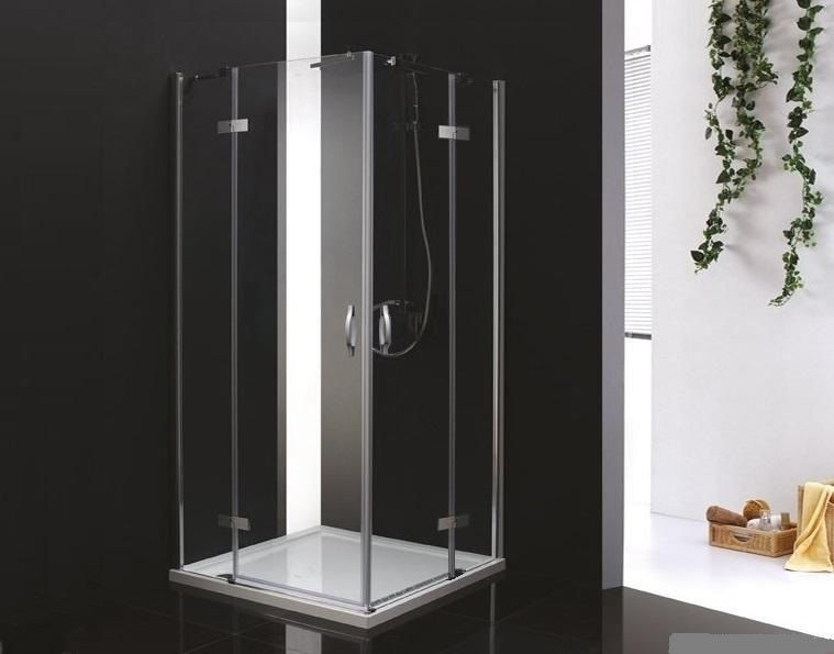 Душевой уголок Cezares Bergamo A-2 90x90 профиль Хром стекло прозрачное