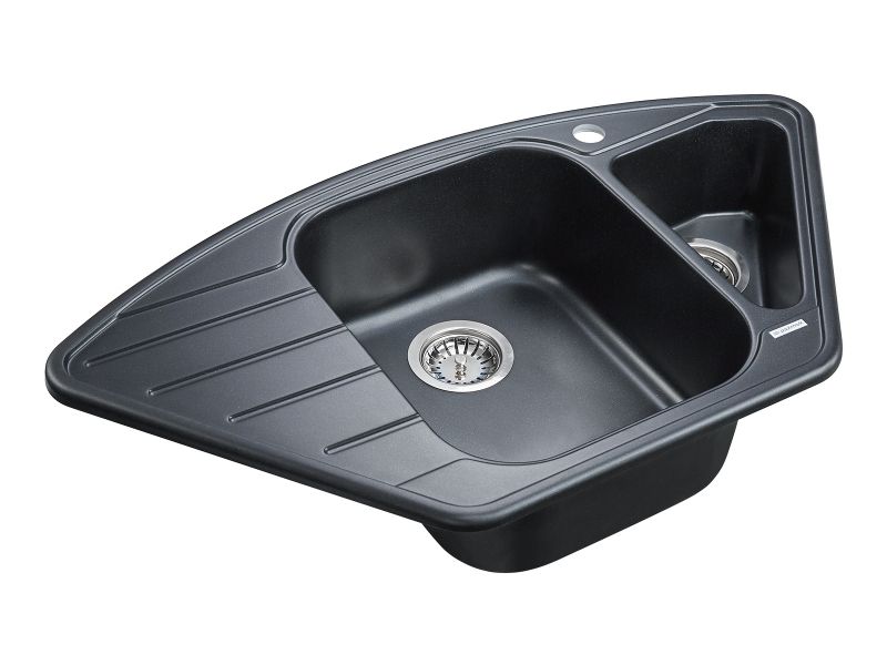 Кухонная мойка Paulmark Wiese 89 PM529050-BLM Черный металлик