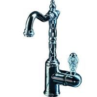 Смеситель для умывальника, высокий CRYSTAL, хром_Комплект