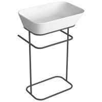 SIMAS WAVE Раковина чаша прямоугольная  60х42х16,5 см,без отв под смеситель,цвет белый