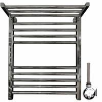 Электрический полотенцесушитель Ника Modern ЛМ 3 60x40 масляный с полкой Хром 12 перекладин