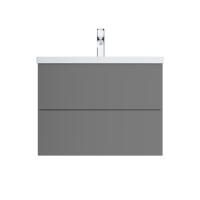 M90FHX07522GM GEM, База под раковину, подвесная, 75 см, 2 ящика push-to-open, графит матовый M90FHX07522GM GEM, База под раковину, подвесная, 75 см, 2 ящика push-to-open, графит матовый