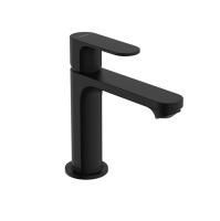 HG Rebris S Смеситель для раковины 110, с д/клапаном, цвет матовый черный