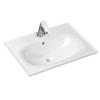 Комплект 2 в 1 Lavinia Boho Bathroom Sink 21510307, врезная фарфоровая раковина 60 см, смеситель
