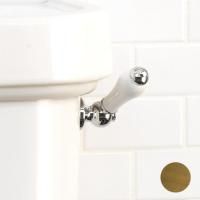 Devon Ручка управления NEW19 для механизма слива NEW19 низкого бачка и бачка моноблока, цвет: бронза/белый